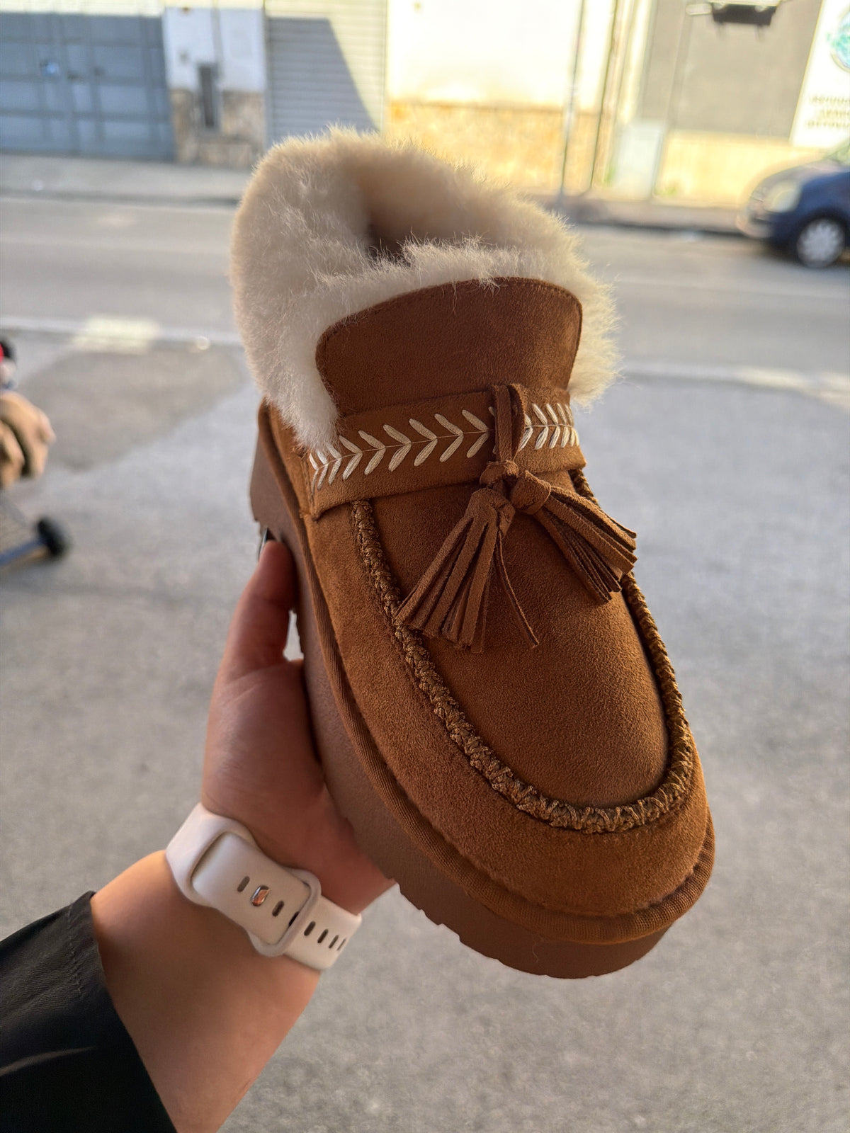 Scarpe con pelliccia 065