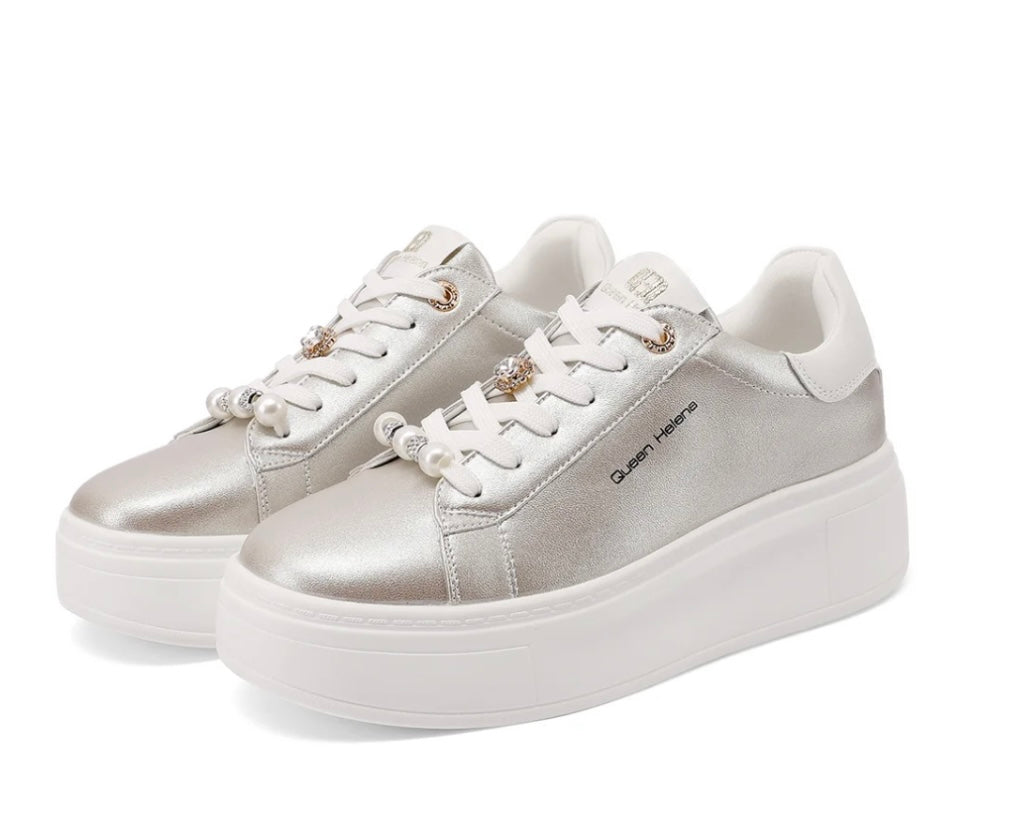 Sneakers donna Queen Helena (x34-13 oro )