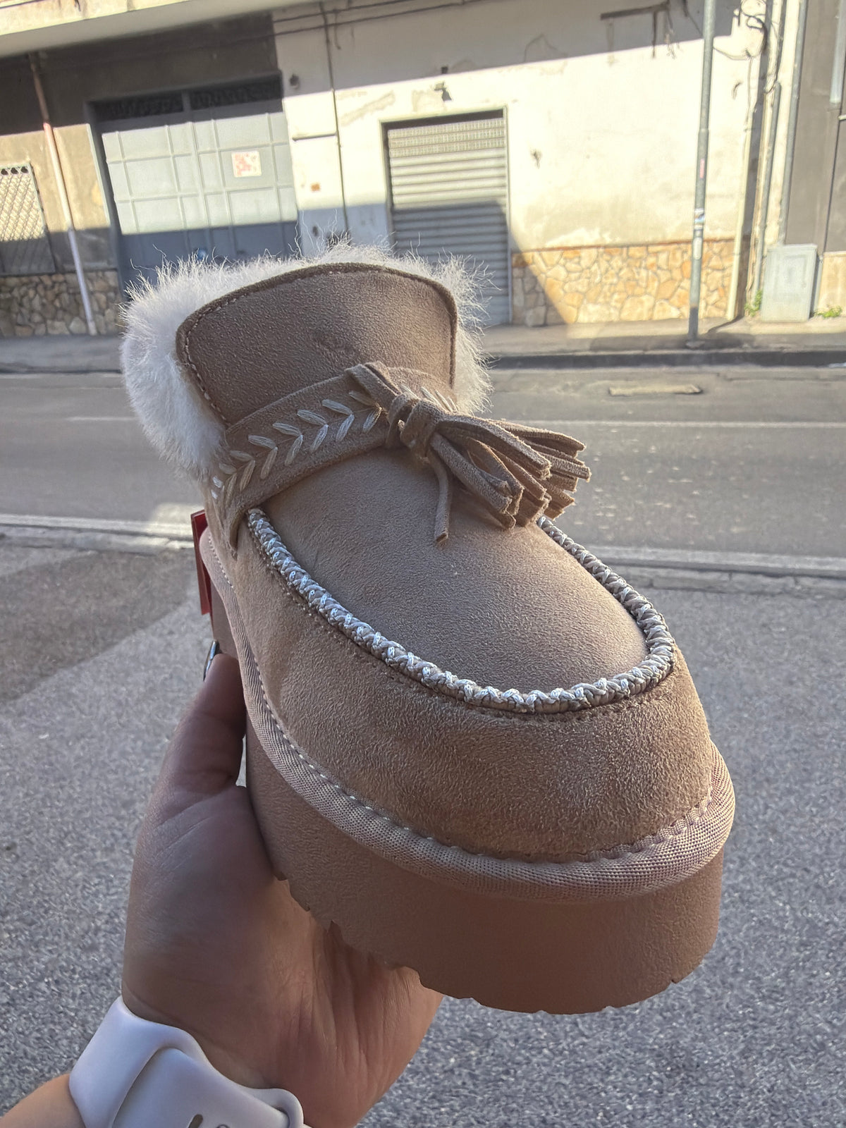 Scarpe con pelliccia 065