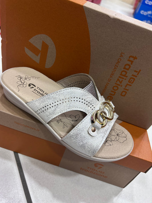Pantofole donna tiglio