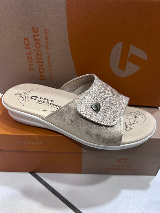 Pantofole donna tiglio