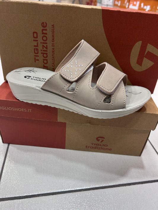 Pantofole donna tiglio