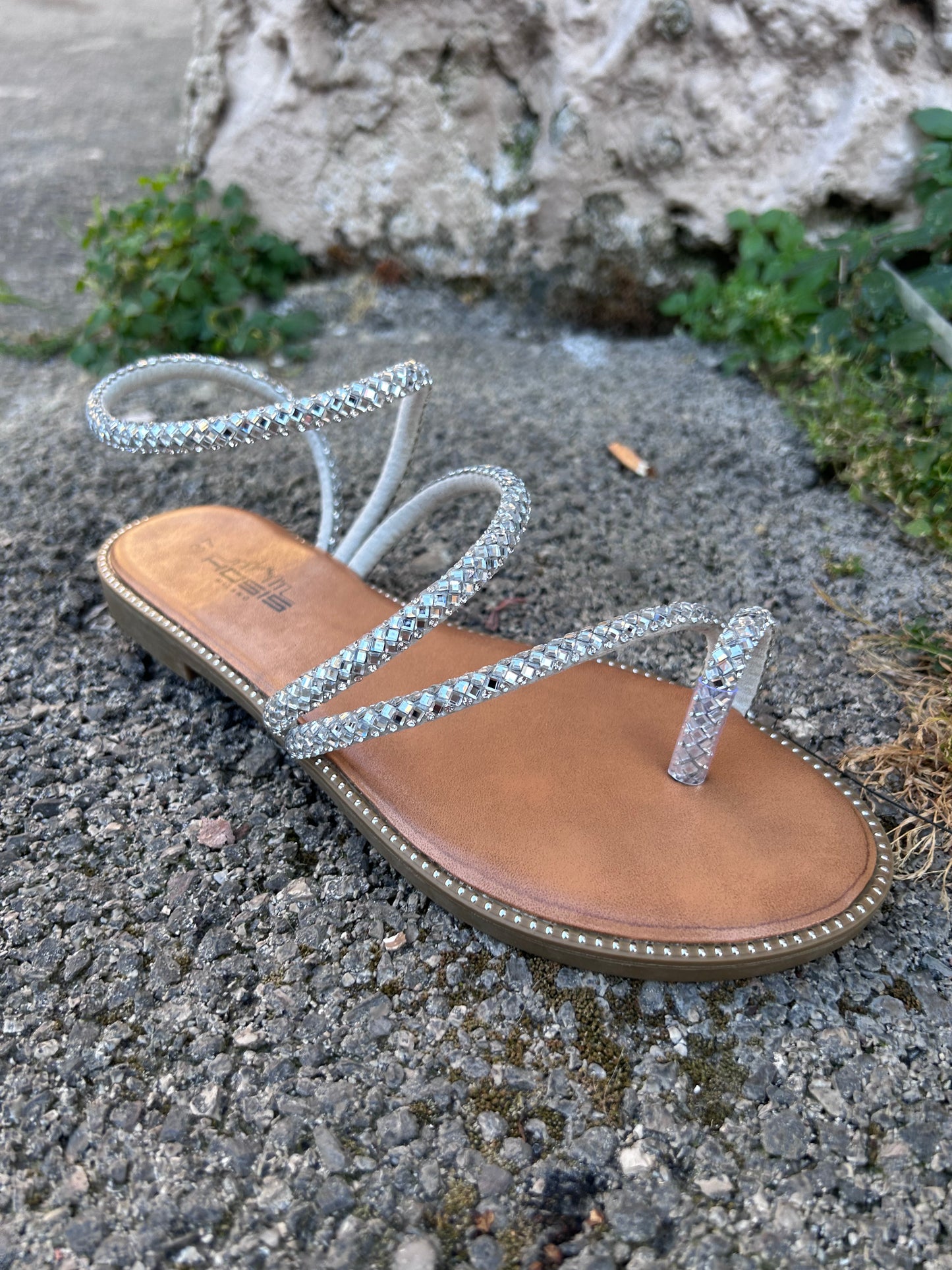 Sandalo monodito diamond