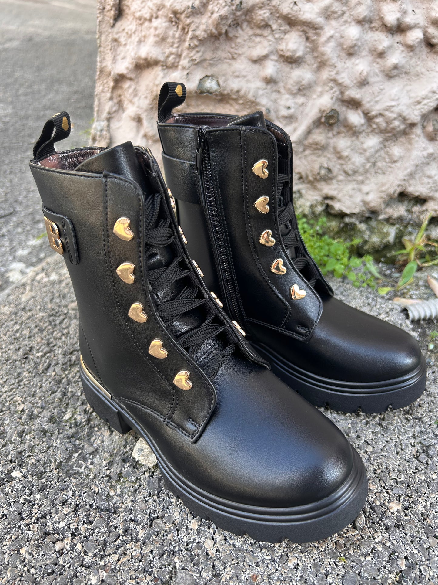 Anfibi cuoricini bimba Laura Biagiotti