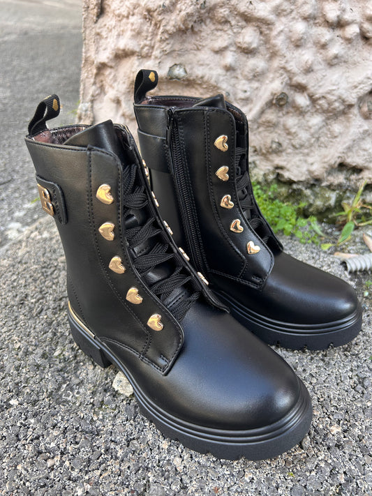 Anfibi cuoricini bimba Laura Biagiotti