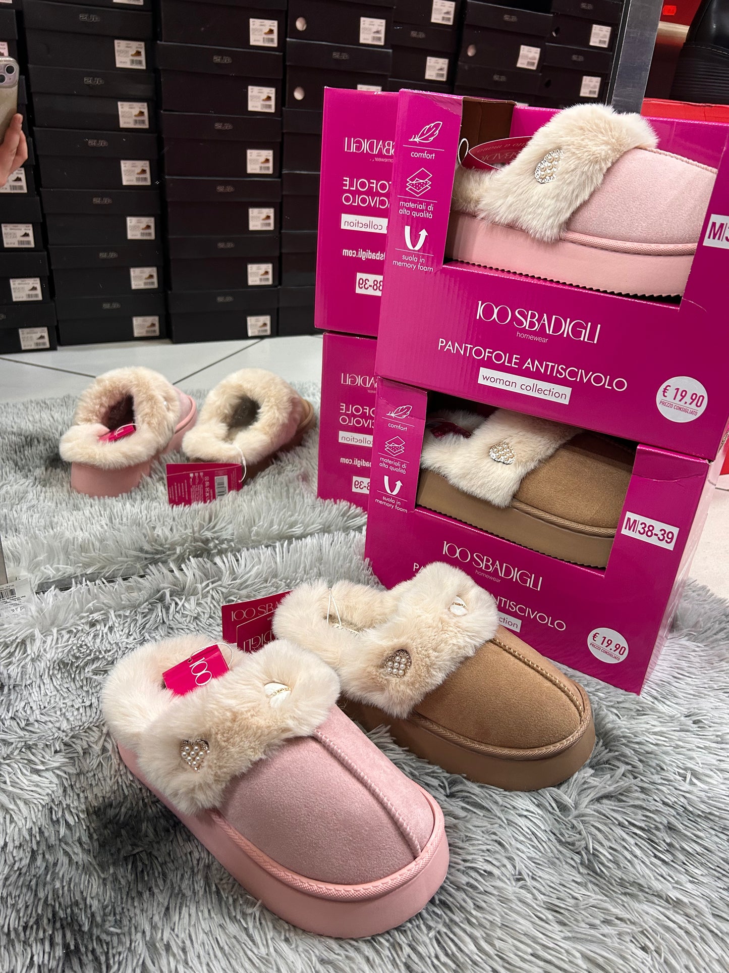 Ciabatte donna 100 sbadigli